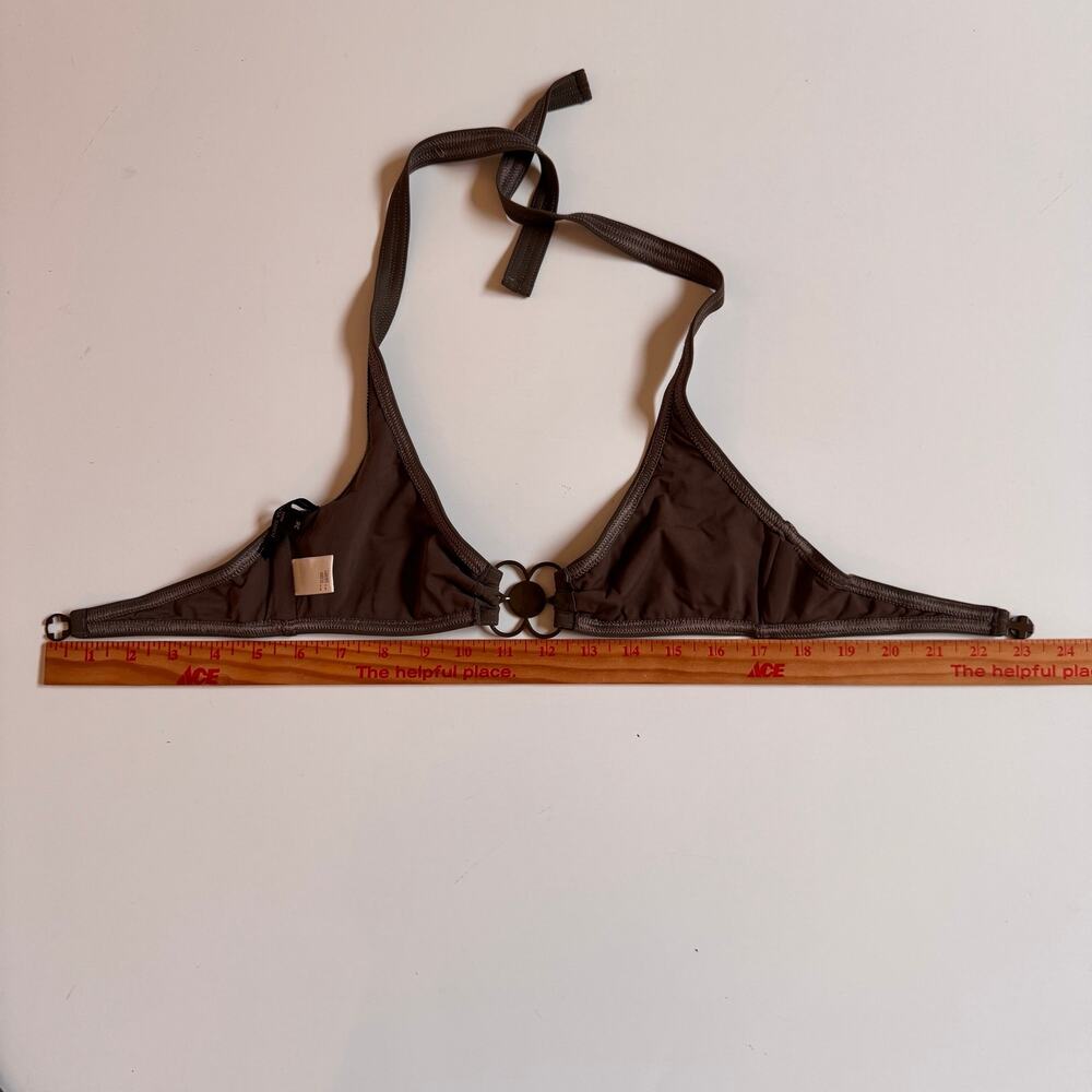 Louis Vuitton Olive Green Floral Charm Bikini Bathing Swim Suit Size 36 US 4 - Picture 8 of 15